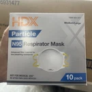 Hdx Particulate N95 Respirator Face Medium Large 10PK Lot X8TOTAL 80 Masks. Fixed Price $75.99.