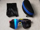 Hurley Semi Rimless Shield Sunglasses Aqua Blue Gradient 100% Uv Polarized. Fixed Price $45.99.