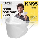Good Mask Co. Comfort KN95 Face Count (pack Of 10), Adult 10PK - White. Fixed Price $26.31.