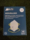 Makrite Sekura N95 Foldable Particulate Respirator Mask, Niosh Certified, M/l.... Fixed Price $25.00.