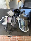 3M Versaflo M-300 Hard Hat W/ Face Shield Safety Helmet Charger Filter & Bag. Fixed Price $850.00.