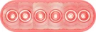 Optronics - STL12RCB Led S/t/t 6IN. Oval Recssd Red Clr Lens (pack Of 1). Fixed Price $12.40.