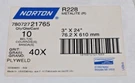 Box Of 10 # 78072721765 Norton R228 Metalite Sanding Belts 3" 24" Grit 40X. Fixed Price $24.95.