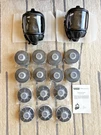 2X Mira Safety Tactical Gas Mask CM-6M With 8+6 Filters New. Fixed Price $899.00.