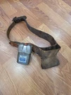 FHAQ7 - Vtg Permissible Respirator For Self Rescue Msa On Leather Belt. Fixed Price $125.00.