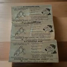 Scott Aviation 1950S K- Disposable Mask Lot Of 3. Fixed Price $63.75.