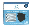 Litepak 125-PACK Disposable Face Mask Premium Count (pack Of 125), Black. Fixed Price $14.52.