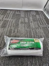 (qty 2) Dynamic 00377 9' X 12' 2MIL Rolled Clear Plastic Drop Cloth. Fixed Price $22.85.