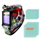 Trqwh Auto Darkening Welding Helmet With Led Light And Replacement Lenses. Fixed Price $99.99.
