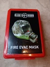 Ready Hour Fire Evac Smoke Filter Escape Hood Oxygen Mask .. Fixed Price $26.00.