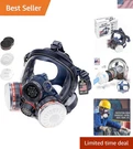 Full Face Organic Vapor Respirator Protective Eye & Nose Shield With Anti-f.... Fixed Price $141.94.