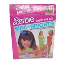 Vintage 1989 # 50540 Barbie Knitting Kit Mini-brights Used Original Box. Fixed Price $44.10.