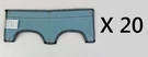 TWENTY(20) 3M Versaflo Forehead Comfort Pad/sweat M-957/L-115/37010. Fixed Price $23.74.