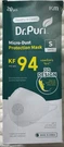 Dr.puri 20 Pack New Micro-dust Protection Face Premium Mask (KF94) White Small. Fixed Price $45.99.