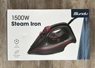 Sundu 1500W Steam Iron Rapid Heating Ceramic Soleplate Self Clean, New, Open Box. Fixed Price $37.95.