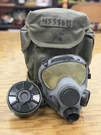 French Arf-a Gas Mask W/ Rubber Bag & Filter Size 4 Nbc Arfa Damaged. Fixed Price $11.98.