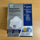 Safety Works Face Cover With Exhalation Valve. Box =10 Respirators. Fixed Price $29.99.