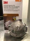 3M Aura 8247 R95 Particulate Respirator Protective Mask N95 Niosh Full Box 20CT. Fixed Price $145.00.
