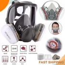 Full Face Respirator Gas Mask For Chemical Organic Vapors Dust Painting Spraying. Fixed Price $17.08.