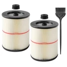 2-PACK Red Stripe Cartridge Filter For Craftsman 17816 Wet/dry Vac 5+ Gal. Fixed Price $39.99.