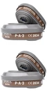 4X P-A-3 Bayonet Cartridge W/A1 Organic Vapor (ov) P2 Particulate Filtration 16Z. Fixed Price $49.95.