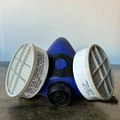 Survivair Comasec Respiratory Chemical Cartridge N10SH Acid Gas Mask Sz Blue. Fixed Price $29.99.