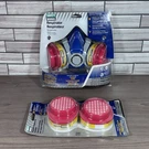 Safety Works Toxic Dust Respirator, Half-mask SWX00319 With Extra Cartridges. Fixed Price $29.99.