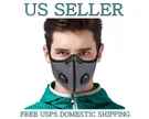 Nylon Mesh Face Mask W/ Replaceable PM2.5 Hepa Carbon Filter (slate Gray). Fixed Price $15.00.