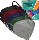 Xdx KN95 Face Masks, 1 Count (pack Of 20), Black,red,green,grey,blue. Fixed Price $18.69.