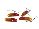 4 Pack Optronics MCL62ARB Led Fender Light Clearance / Marker Red Yellow Amber. Fixed Price $39.95.