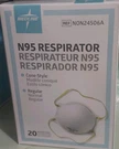 Medline Cone-style N95 Respirator Mask. Fixed Price $10.00.