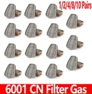 10PAIRS 6001CN Organic Vapor Respirator Filter Cartridge For 6800 6200 Gas Mask. Fixed Price $45.99.