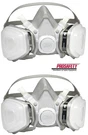 2- 3M 51P71 Dual Cartridge Organic Vapor Half Respirator Facepiece Mask Sml. Fixed Price $59.95.