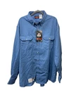 Bulwark Flame Resistant 7 Oz Cooltouch 2 Dress Uniform Shirt Light Blue Size Xxl. Fixed Price $71.99.