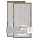 3M FPL20-2PK-24 12X24X1 Flat Pan Filter Quantity. Fixed Price $103.96.
