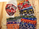 Ncaa/college Face Mask 100% Cotton Adjustable Machine Washable-dryable. Fixed Price $11.99.
