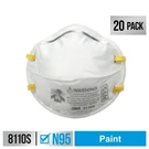 3M Performance Paint Prep Respirator N95 Particulate, 8110SP20-DC, Sizesmall. Fixed Price $26.97.