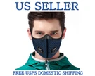 Nylon Mesh Face Mask W/ Replaceable PM2.5 Hepa Carbon Filter (dark Blue). Fixed Price $15.00.