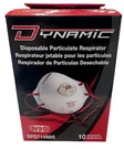 Dynamic N95 Disposable Particulate Respirators With Valve 10 Pack. Fixed Price $16.99.
