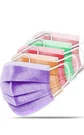 2X Unifandy Kid Face Mask, 50PC Each, 3 Ply Disposable Colorful. Fixed Price $9.99.