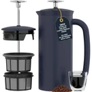 French Press 18OZ Double Wall Micro Filter Grit Free Aegean Blue Espro Led Steel. Fixed Price $179.99.