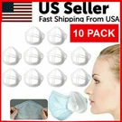 3D Face Mask Bracket Mouth Separate Inner Stand Holder Breathing Space Frame. Fixed Price $9.99.