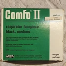 Msa Comfo Ii Respirator Facepiece Black Medium Part 479531 With Cradle Headband. Fixed Price $29.96.