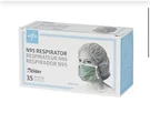 Medline NON27501 N95 Flat Fold Respirator Mask Box Of 35. Fixed Price $30.00.
