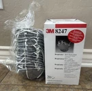 Box Of 16 Missing 3M 8246 R95 Particulate Filter. Fixed Price $80.00.