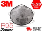 3M Aura 8247 R95 Particulate Respirator Disposable Protective Mask N95 Niosh. Fixed Price $34.95.