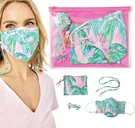 Lilly Pulitzer Adult On The Go Mask Set Pink Blossom Suite View Chilly Nwt. Fixed Price $30.00.