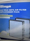 Hc Isingo H13 True Hepa Air Filter Replacement MK04 MG04JH PURIFIER-2 Pack. Fixed Price $19.54.