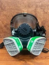 AV-2000 Scott Mask Respirator With 3M 6004 Cartridges 49870-S2. Fixed Price $175.00.