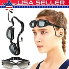 Anti-fog Leak Proof Uv Protection Swimming Goggles W/ Ear Plugs For Women. Fixed Price $8.82.